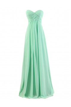 Empire Sweetheart Mint Green Long Chiffon Bridesmaid Dresses/Wedding Party Dresses/Maternity Dresses BD010005