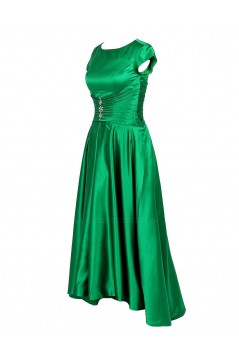 A-Line Short Sleeve Short Green Bridesmaid Dresses/Wedding Party Dresses BD010014