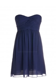 A-Line Short Chiffon Bridesmaid Dresses/Wedding Party Dresses BD010018