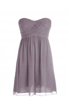 A-Line Short Chiffon Bridesmaid Dresses/Wedding Party Dresses BD010018