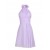 A-Line Halter Short Purple Chiffon Bridesmaid Dresses/Wedding Party Dresses BD010023