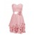 A-Line Sweetheart Pink Short Bridesmaid Dresses/Wedding Party Dresses BD010028