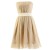 A-Line Strapless Short Chiffon Bridesmaid Dresses/Wedding Party Dresses BD010040