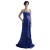 Trumpet/Mermaid Sweetheart Blue Long Bridesmaid Dresses/Wedding Party Dresses BD010042