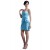Short/Mini Strapless Blue Bridesmaid Dresses/Wedding Party Dresses BD010054
