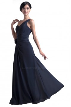One-Shoulder Long Chiffon Bridesmaid Dresses/Wedding Party Dresses BD010059