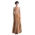 A-Line Strapless Beaded Pleated Gold Long Bridesmaid Dresses/Wedding Party Dresses BD010061