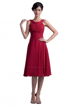 A-Line Short Chiffon Bridesmaid Dresses/Wedding Party Dresses BD010075