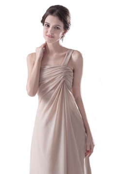 Empire One-Shoulder Long Chiffon Bridesmaid Dresses/Wedding Party Dresses/Maternity Dresses BD010079