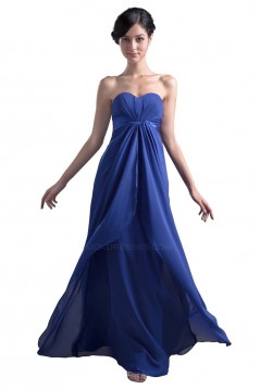 Empire Sweetheart Long Blue Bridesmaid Dresses/Wedding Party Dresses/Maternity Dresses BD010087