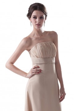 High Low Strapless Short Chiffon Bridesmaid Dresses/Wedding Party Dresses BD010092