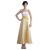 A-Line Strapless Tea Length Bridesmaid Dresses/Wedding Party Dresses BD010095