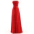 A-Line Strapless Long Chiffon Bridesmaid Dresses/Wedding Party Dresses BD010107