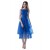 A-Line Spaghetti Strap Pleated Blue Bridesmaid Dresses/Wedding Party Dresses BD010113