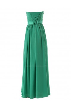 Sheath/Column Sweetheart Long Purple Chiffon Bridesmaid Dresses/Wedding Party Dresses BD010114