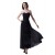 A-Line Sweetheart Long Black Chiffon Bridesmaid Dresses/Wedding Party Dresses BD010119