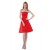 A-Line Strapless Short Red Bridesmaid Dresses/Wedding Party Dresses BD010124