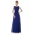 A-Line Royal Blue Long Chiffon Bridesmaid Dresses/Wedding Party Dresses BD010131