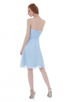 A-Line Sweetheart Short Blue Bridesmaid Dresses/Wedding Party Dresses BD010135