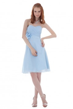 A-Line Sweetheart Short Blue Bridesmaid Dresses/Wedding Party Dresses BD010135