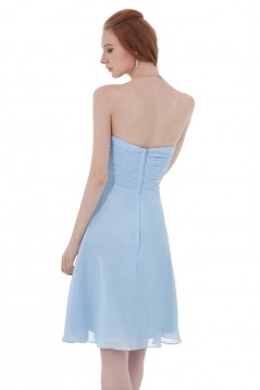 A-Line Sweetheart Short Blue Bridesmaid Dresses/Wedding Party Dresses BD010135