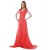 A-Line Spaghetti Strap V-Neck Long Chiffon Bridesmaid Dresses/Wedding Party Dresses BD010136