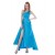 A-Line One-Shoulder Beaded Long Blue Bridesmaid Dresses/Wedding Party Dresses BD010143
