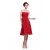 A-Line Sweetheart Short Red Chiffon Bridesmaid Dresses/Wedding Party Dresses BD010155