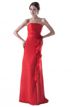 Strapless Long Bridesmaid Dresses/Wedding Party Dresses BD010157