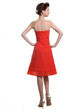 A-Line Sweetheart Short Chiffon Bridesmaid Dresses/Wedding Party Dresses BD010160