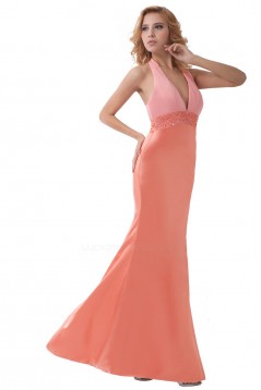 Trumpet/Mermaid Beaded V-Neck Long Bridesmaid Dresses/Wedding Party Dresses BD010177