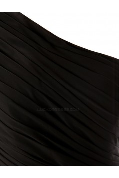 A-Line One-Shoulder Long Chiffon Bridesmaid Dresses/Wedding Party Dresses BD010181