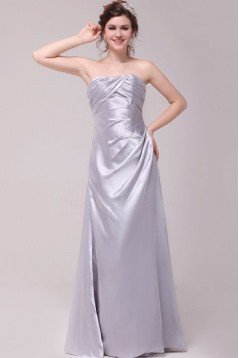 A-Line Strapless Floor-Length Bridesmaid Dresses/Wedding Party Dresses BD010205