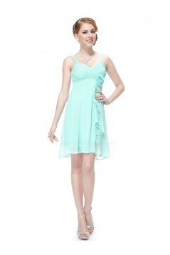 Empire Short Blue Chiffon Bridesmaid Dresses/Wedding Party Dresses/Maternity Dresses BD010212