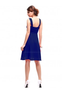 Empire Short Blue Chiffon Bridesmaid Dresses/Wedding Party Dresses/Maternity Dresses  BD010214