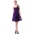 A-Line One-Shoulder Short Purple Chiffon Bridesmaid Dresses/Wedding Party Dresses BD010220