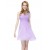 A-Line One-Shoulder Short Lilac Chiffon Bridesmaid Dresses/Wedding Party Dresses BD010221