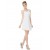 A-Line Strapless White Chiffon Short Bridesmaid Dresses/Wedding Party Dresses BD010226