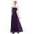 A-Line Empire Strapless Long Purple Chiffon Bridesmaid Dresses/Wedding Party Dresses/Maternity Dresses BD010252