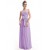 A-Line Empire Strapless Long Lilac Chiffon Bridesmaid Dresses/Wedding Party Dresses/Maternity Dresses BD010253