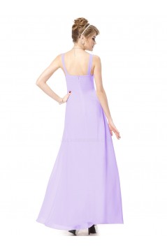 Empire Long Purple Beaded Chiffon Bridesmaid Dresses/Wedding Party Dresses/Maternity Evening Dresses BD010259