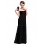 Empire Long Black Chiffon Bridesmaid Dresses/Evening Dresses/Maternity Dresses BD010283