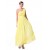 A-Line One-Shoulder Long Yellow Chiffon Bridesmaid Dresses/Evening Dresses BD010290