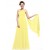 Empire One-Shoulder Long Yellow Chiffon Bridesmaid Dresses/Evening Dresses/Maternity Dresses BD010298