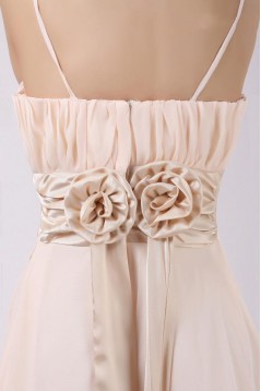 A-Line Spaghetti Strap Chiffon Long Bridesmaid Dresses/Wedding Party Dresses BD010307