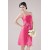 A-Line Strapless Short Hot Pink Bridesmaid Dresses/Wedding Party Dresses BD010312