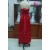 A-Line Strapless Long Red Bridesmaid Dresses/Wedding Party Dresses BD010327
