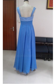 A-Line Long Blue Bridesmaid Dresses/Wedding Party Dresses BD010333