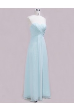 A-Line Sweetheart Long Chiffon Bridesmaid Dresses/Wedding Party Dresses BD010339