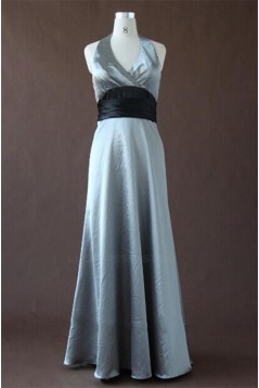 A-Line Halter Long Bridesmaid Dresses/Wedding Party Dresses BD010342